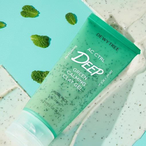 AC Ctrl Deep Green Calming Clay Gel Pore Pack 100ml, DEWYTREE DEWYTREE Treatment Mask