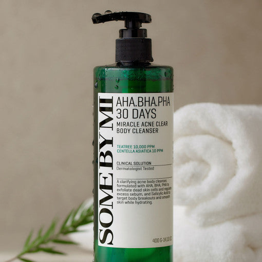 AHA-BHA-PHA 30 Days Miracle Acne Body Cleanser 400g, SOME BY MI SOME BY MI Body Wash