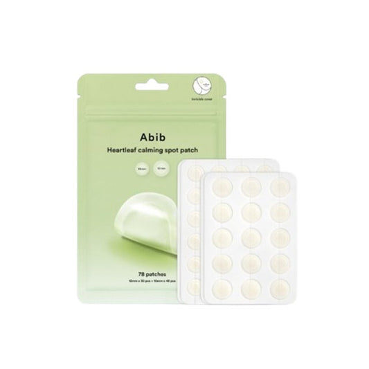 Abib Heartleaf Calming Spot Patch 78 Patches (10mmX48ea + 12mmX30ea) Abib Spot Patch