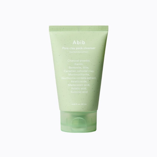 Abib Pore Clay Pack Cleanser Heartleaf Charcoal Foam 120ml Abib Cleansing Foam