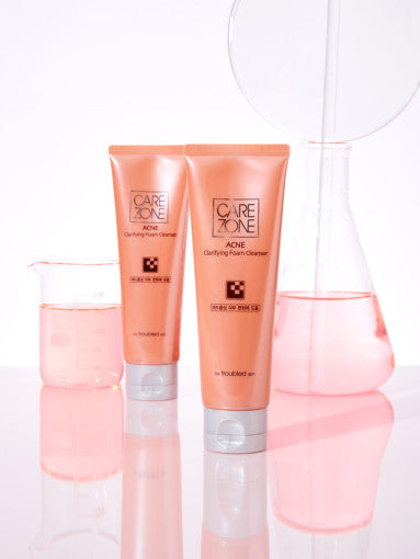 Acne Clarifying Foam Cleanser Duo Set (130ml+130ml), CAREZONE CAREZONE Cleansing Foam
