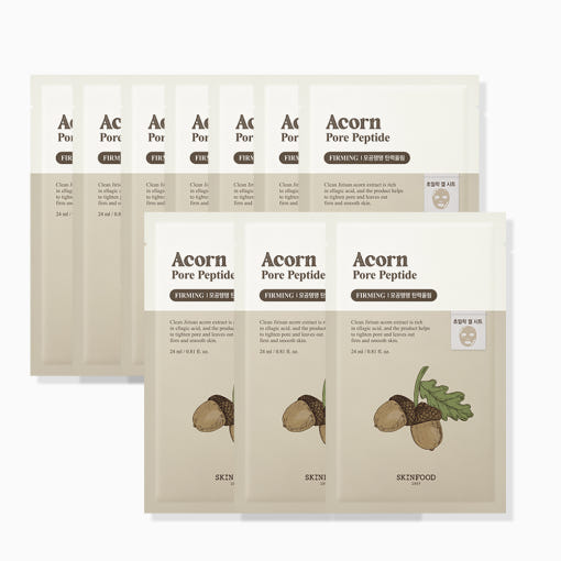 Acorn Pore Peptide Mask 24ml X 10ea, SKINFOOD SKINFOOD Sheet Mask