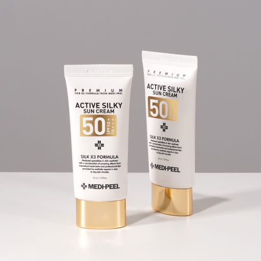 Active Silky Sun Cream SPF50+ PA+++ 50ml, MEDIPEEL MEDIPEEL Sunscreen