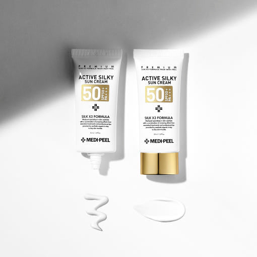 Active Silky Sun Cream SPF50+ PA+++ 50ml, MEDIPEEL MEDIPEEL Sunscreen