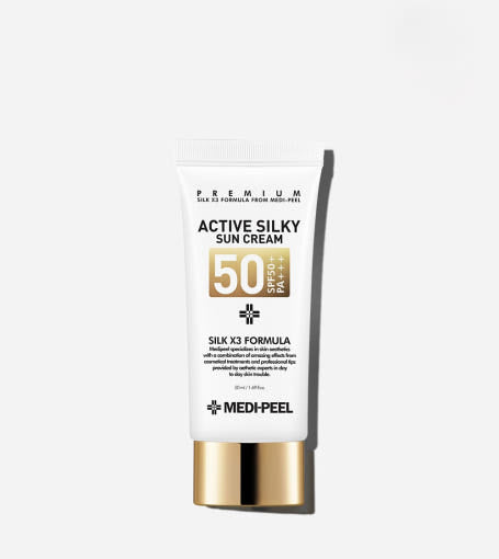 Active Silky Sun Cream SPF50+ PA+++ 50ml, MEDIPEEL MEDIPEEL Sunscreen