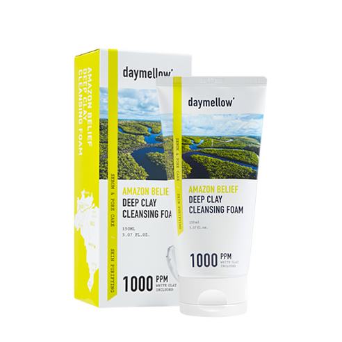 Amazon Belief Deep Clay Cleansing Foam 150ml, daymellow daymellow Cleansing Foam