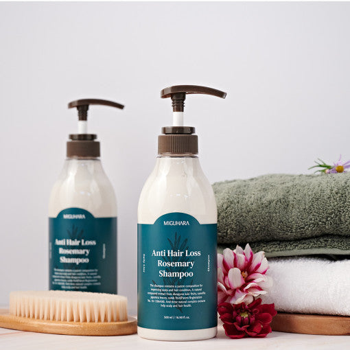 Anti Hair Loss Rosemary Shampoo 500ml, MIGUHARA MIGUHARA Shampoo