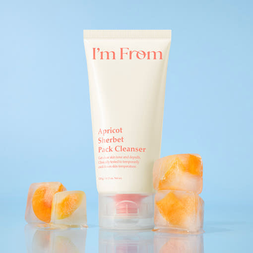 Apricot Sherbet Pack Cleanser 120g, I'm from I'm from Cleansing Milk & Gel