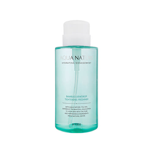 Aqua Nature Bamboo Dew Drop Tightening Freshner 500ml, A'pieu A'pieu Brightening Toner