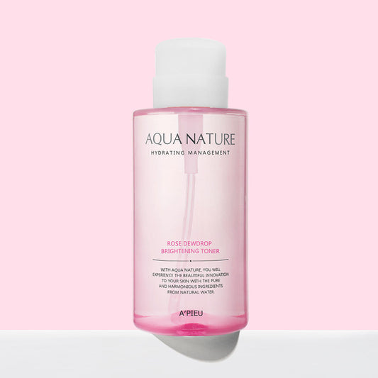 Aqua Nature Rose Dew Drop Brightening Toner 500ml, A'pieu A'pieu Brightening Toner