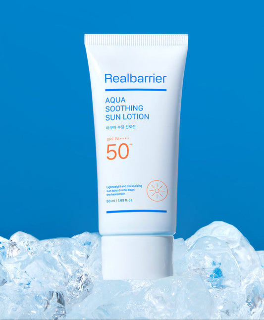 Aqua Soothing Sun Lotion SPF50+ PA++++ 50ml, Real Barrier Real Barrier Sun Cream