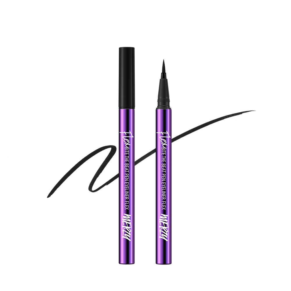 BITE THE BEAT PEN EYELINER FLEX 0.6g (3 Colors), MERZY MERZY Eyeliner