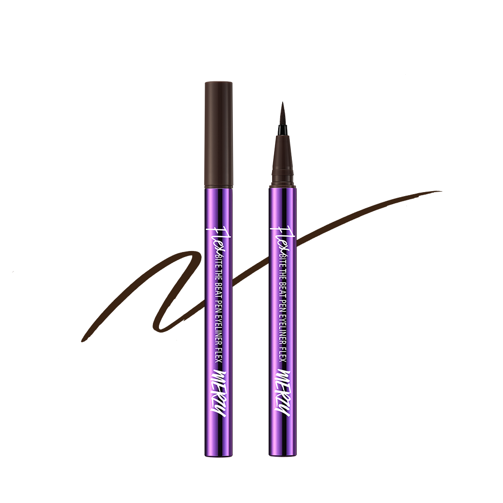 BITE THE BEAT PEN EYELINER FLEX 0.6g (3 Colors), MERZY MERZY Eyeliner
