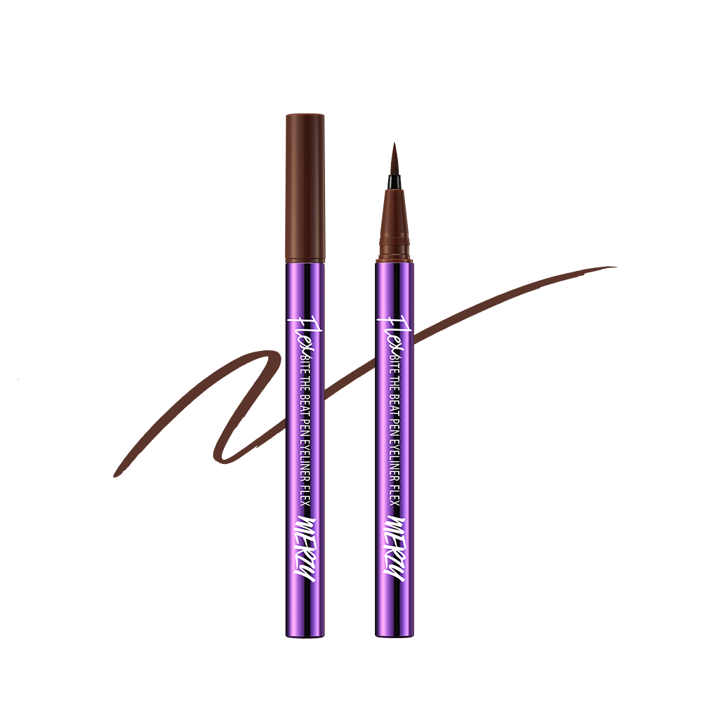 BITE THE BEAT PEN EYELINER FLEX 0.6g (3 Colors), MERZY MERZY Eyeliner