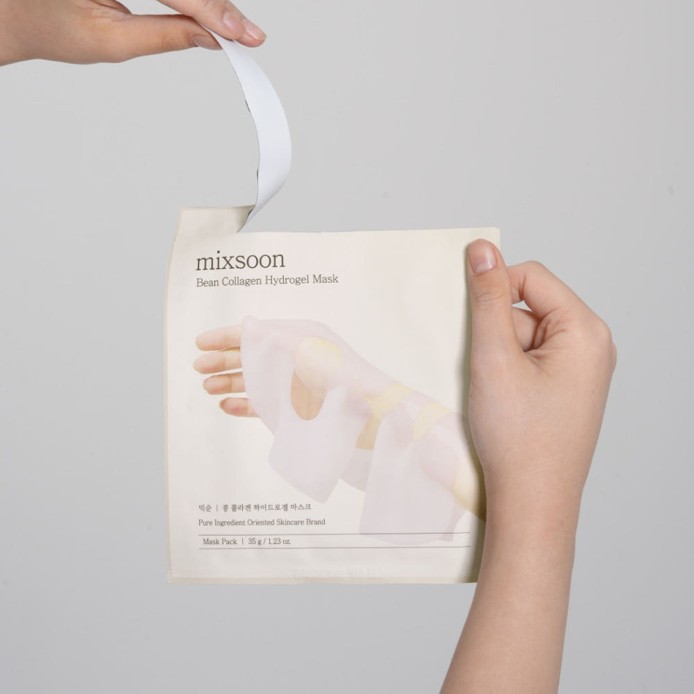 Bean Collagen Hydrogel Mask 35g X 5ea, mixsoon mixsoon Jelly Sheet Mask