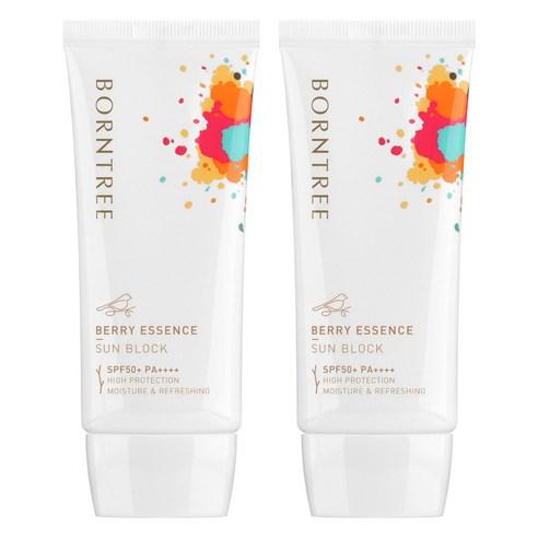  Berry Essence Sun Block SPF50+ PA+++ 50ml + 50ml, BORNTREE
