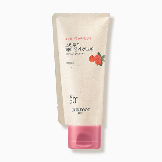 Berry Glowing Sun Cream SPF50+ PA++++ 50ml, SKINFOOD SKINFOOD Sunscreen