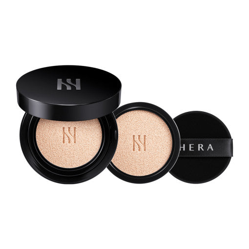 Black Cushion Foundation SPF34/PA++ 15gx2 [Cushion+refill], HERA HERA MAKEUP Cushion