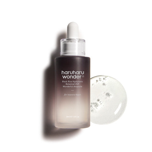 Black Rice Hyaluronic Botanical 2GF Wonderful Ampoule 30ml, haruharu wonder haruharu wonder Ampoule
