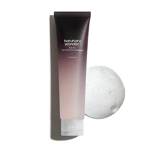Black Rice Triple AHA Gentle Cleansing Gel 100ml, haruharu wonder haruharu wonder Cleansing Gel