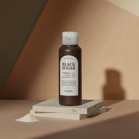 Black Sugar Perfect Enzyme Powder Wash 65g, SKINFOOD SKINFOOD Cleansing Powder