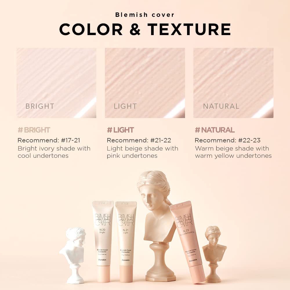 Blemish Cover Color Edition Concealer 12g (5colors), Hanskin Hanskin Face Concealer