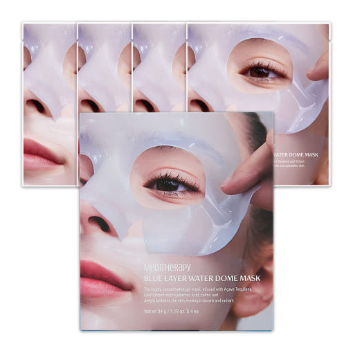  Blue Layer Water Dome Mask 34g X 4ea, MEDITHERAPY
