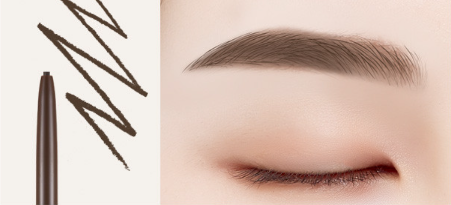 Born To Be Madproof Skinny Brow Pencil #01 Dark Brown, A'pieu
