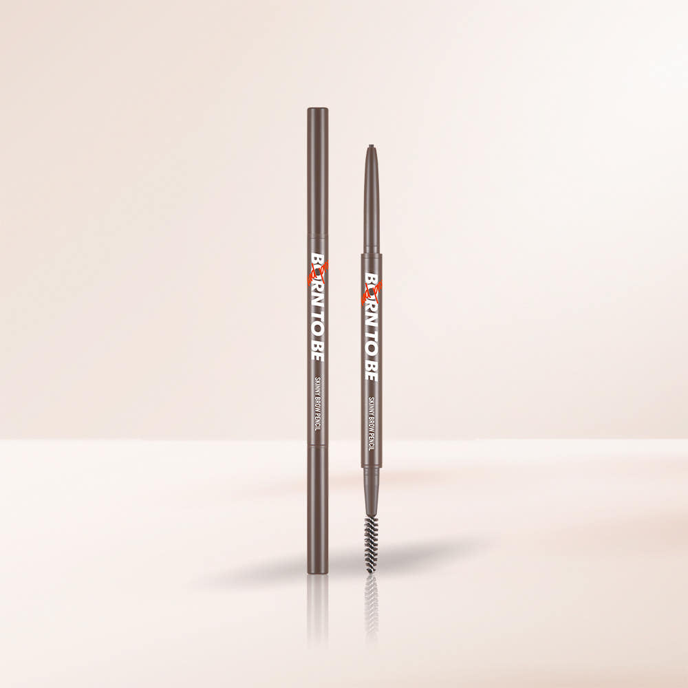 Born To Be Madproof Skinny Brow Pencil #01 Dark Brown, A'pieu