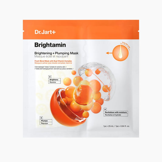 Brightamin Brightening + Plumping Face Mask With Vitamin C 25ml X 5ea, Dr.Jart+ Dr.Jart+ Treatment Mask