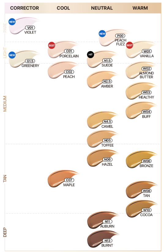  Buildable Fit Spatula Foundation 15g (7colors), tfit