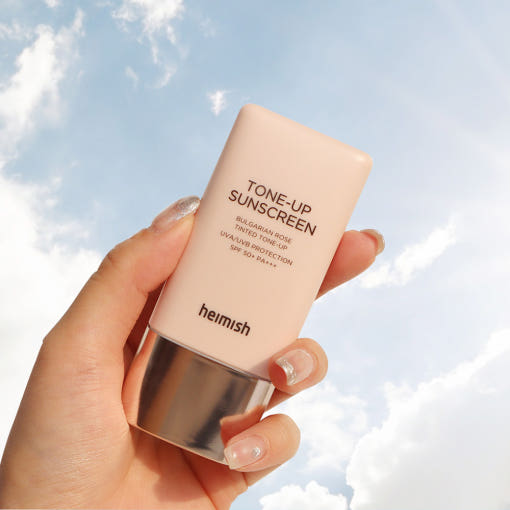 Bulgarian Rose Tinted Tone-up Sunscreen SPF50+ PA+++ 30ml, heimish heimish Sunscreen