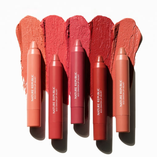By Flower Eco Crayon Velvet 2.8g (4colors), NATURE REPUBLIC NATURE REPUBLIC Lip Tint