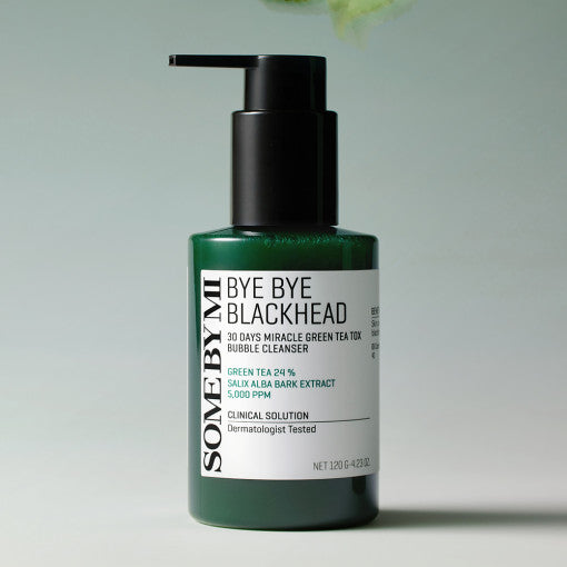 Bye Bye Blackhead 30 Days Miracle Green Tea Tox Bubble Cleanser 120g, SOME BY MI SOME BY MI Cleansing Foam