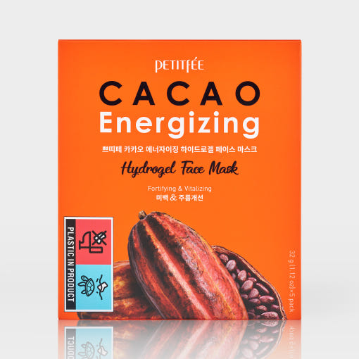 CACAO Energizing Hydrogel Face Mask 32g X 5ea, PETITFEE PETITFEE Jelly Sheet Mask