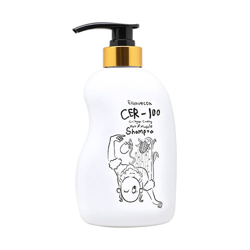 CER-100 Collagen Coating Hair A+ Muscle Shampoo 500ml, Elizavecca Elizavecca Shampoo