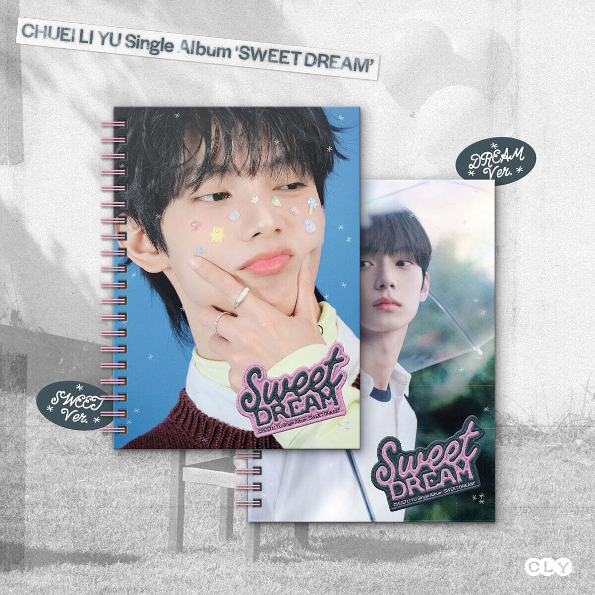 CHUEI LI YU - Single Album Sweet Dream (Photo Book Ver.) (Random Ver.) CHUEI LI YU Merch Set