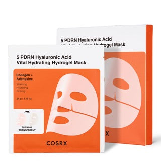 COSRX 5 PDRN Hyaluronic Acid Vital Hydrating Hydrogel Mask 34g X 3ea COSRX Jelly Sheet Mask
