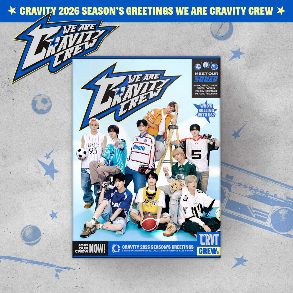 CRAVITY - 2026 SEASON'S GREETINGS [WE ARE CRAVITY CREW] CRAVITY Merch Set