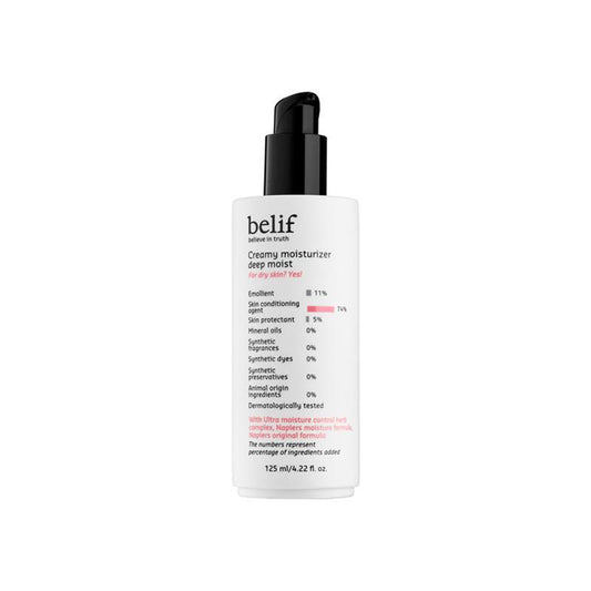 CREAMY MOISTURIZER DEEP MOIST 125mL, belif belif Face Cream