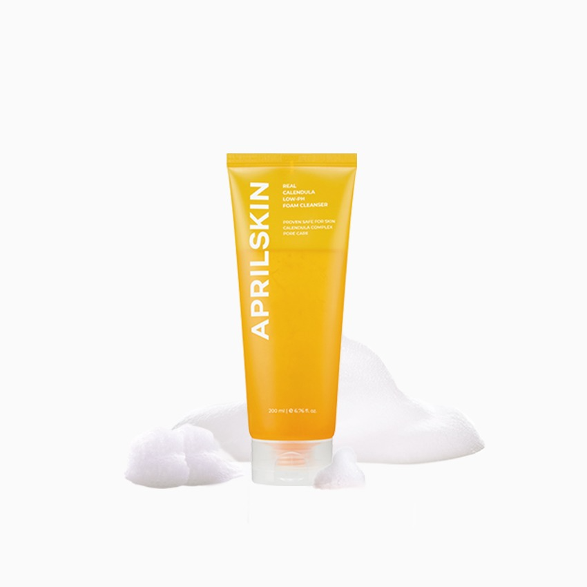 Calendula Low pH Foam Cleanser 200ml, APRILSKIN APRILSKIN Cleansing Foam