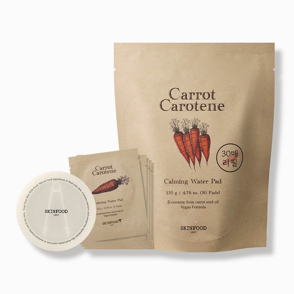 Carrot Carotene Calming Water Pad 135g/30 Pads (Refill), SKINFOOD SKINFOOD Toner Pad