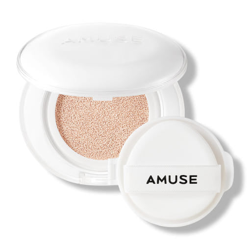 Ceramic Skin Perfector Cushion SPF40 PA++ Set 15g + 15g(Refill) (4 Colors), AMUSE AMUSE Cushion Foundation