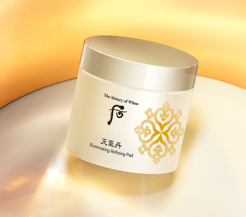 Cheongidan Illuminating Refining Pad 160ml/60pcs, THE WHOO THE WHOO Essence Pad