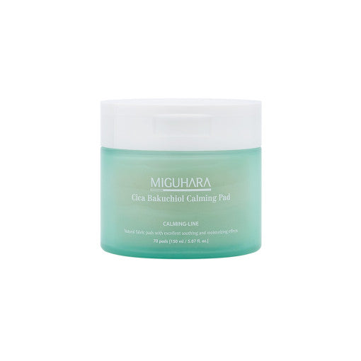 Cica Bakuchiol Calming Pad 70 pads 150ml, MIGUHARA MIGUHARA Toner Pad