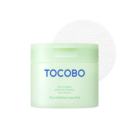Cica Calming Aqua Pad 60P, TOCOBO TOCOBO Toner Pad