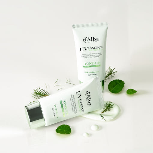 Clean Tea Tree Liposome Tone-Up Sun Cream (Green) SPF50+ PA++++ 50ml, d'Alba d'Alba Sun Cream