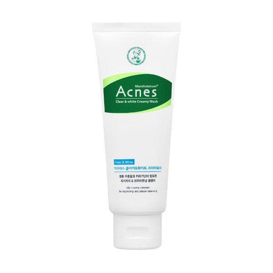 Clear and White Creamy Wash 100g, Acnes Acnes Cleansing Foam