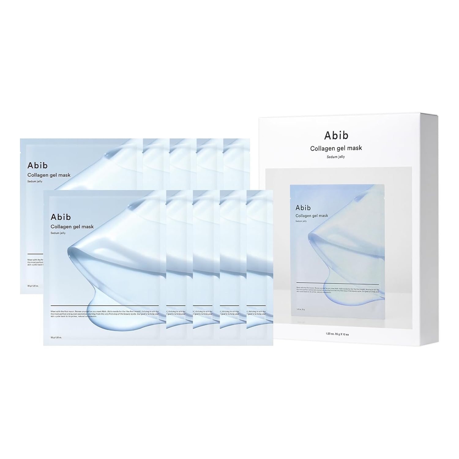 Collagen Gel Mask 35g X 10ea #Sedum Jelly, Abib-1