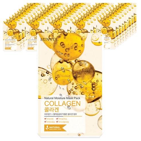 Collagen Natural Moisture Mask Pack 22ml x 50ea, EUNYUL